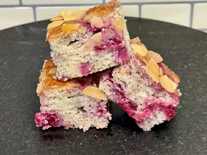  Raspberry Almond Squares 6 pack